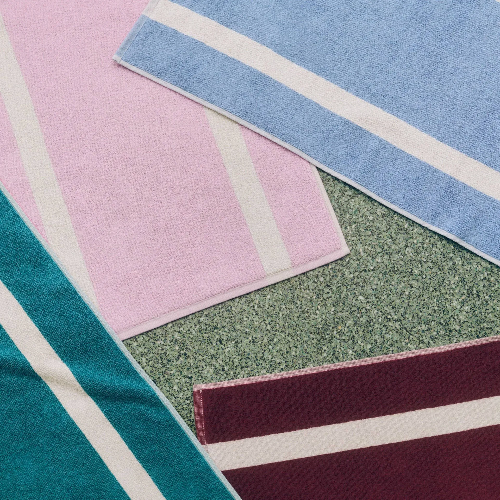 Stripe bath mat, Cool pink, 50x80 cm HAY
