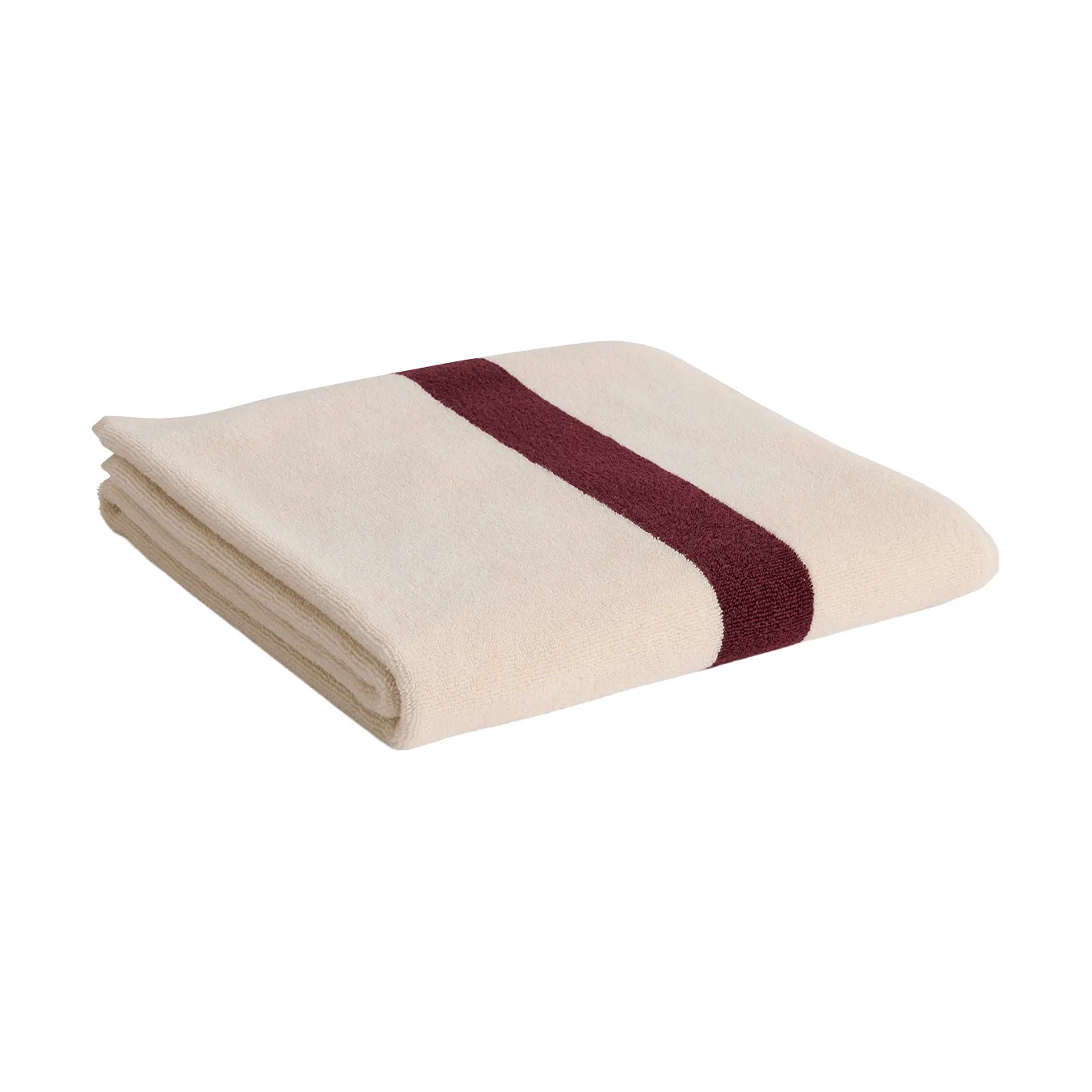 Stripe towel, Burgundy, 70x140 cm HAY