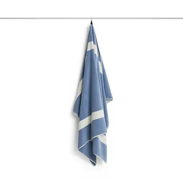 Stripe towel - Dusty blue, 100x150 cm - HAY