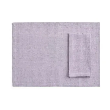 Tavolo placemat/napkin 4-pack - Soft purple - HAY