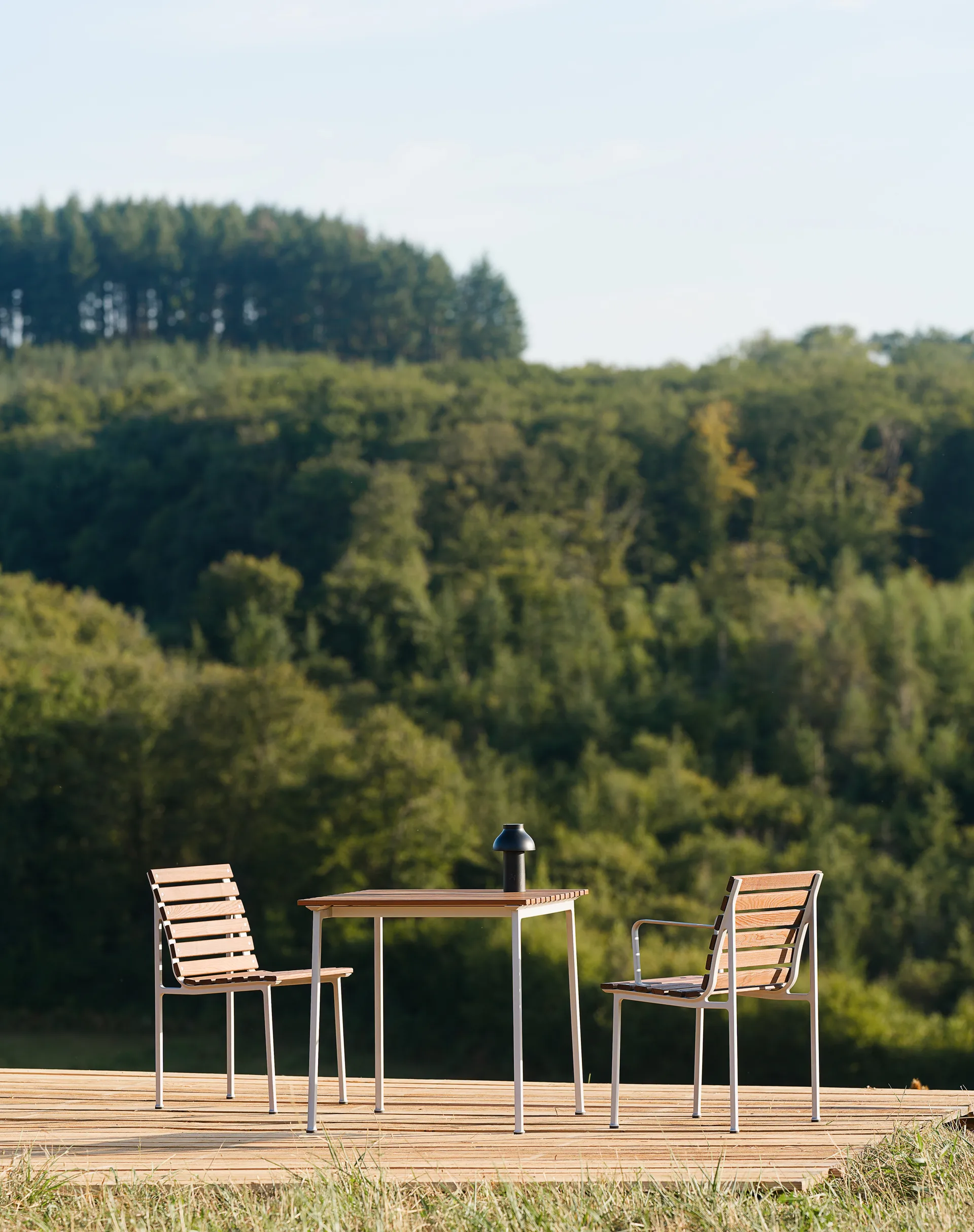 Traverse dining table, Oiled ash, 75 cm HAY