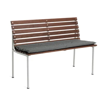 Traverse Quilted Bench 114/Dining Bench seat cushion - Black pepper - HAY