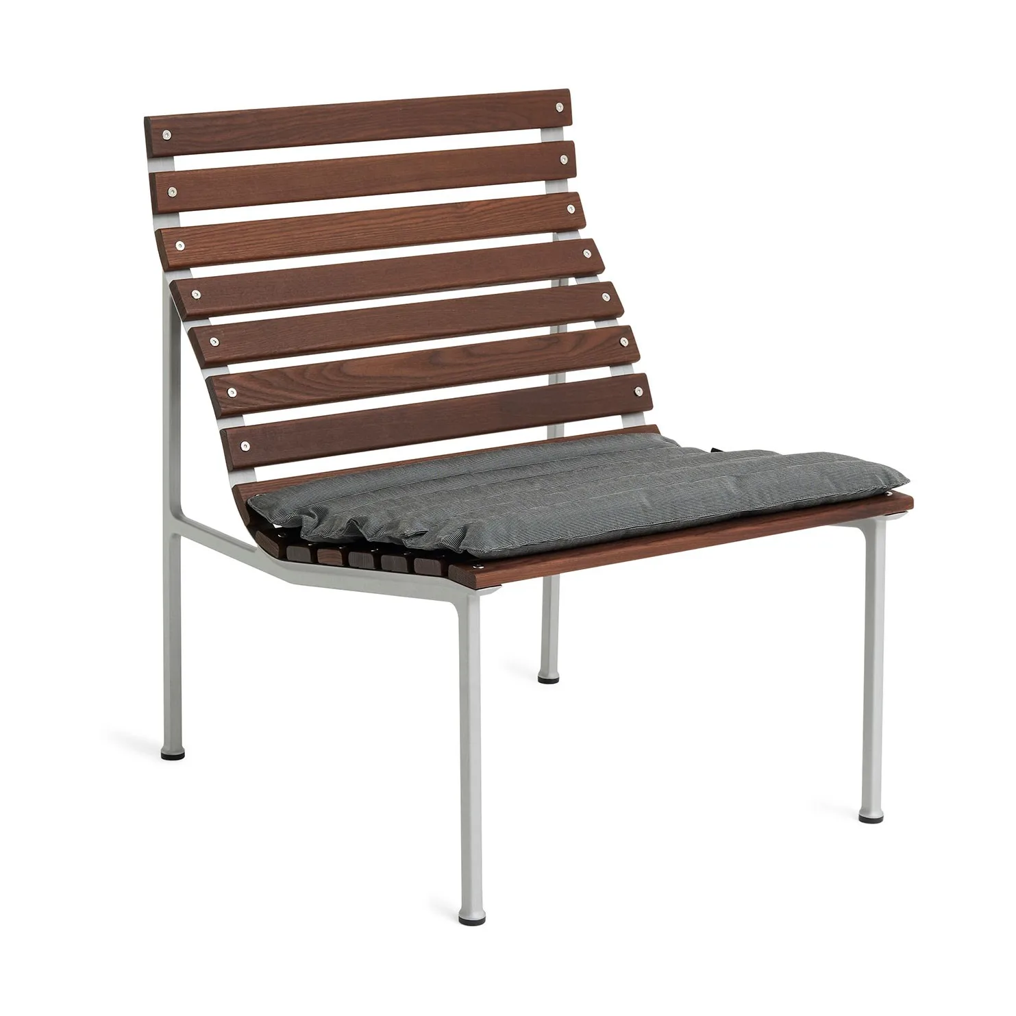 Traverse Quilted Lounge Chair/Armchair seat cushion, Black pepper HAY