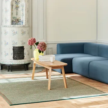 Triangle Leg bench - water-based lacquered oak, 150 cm - HAY