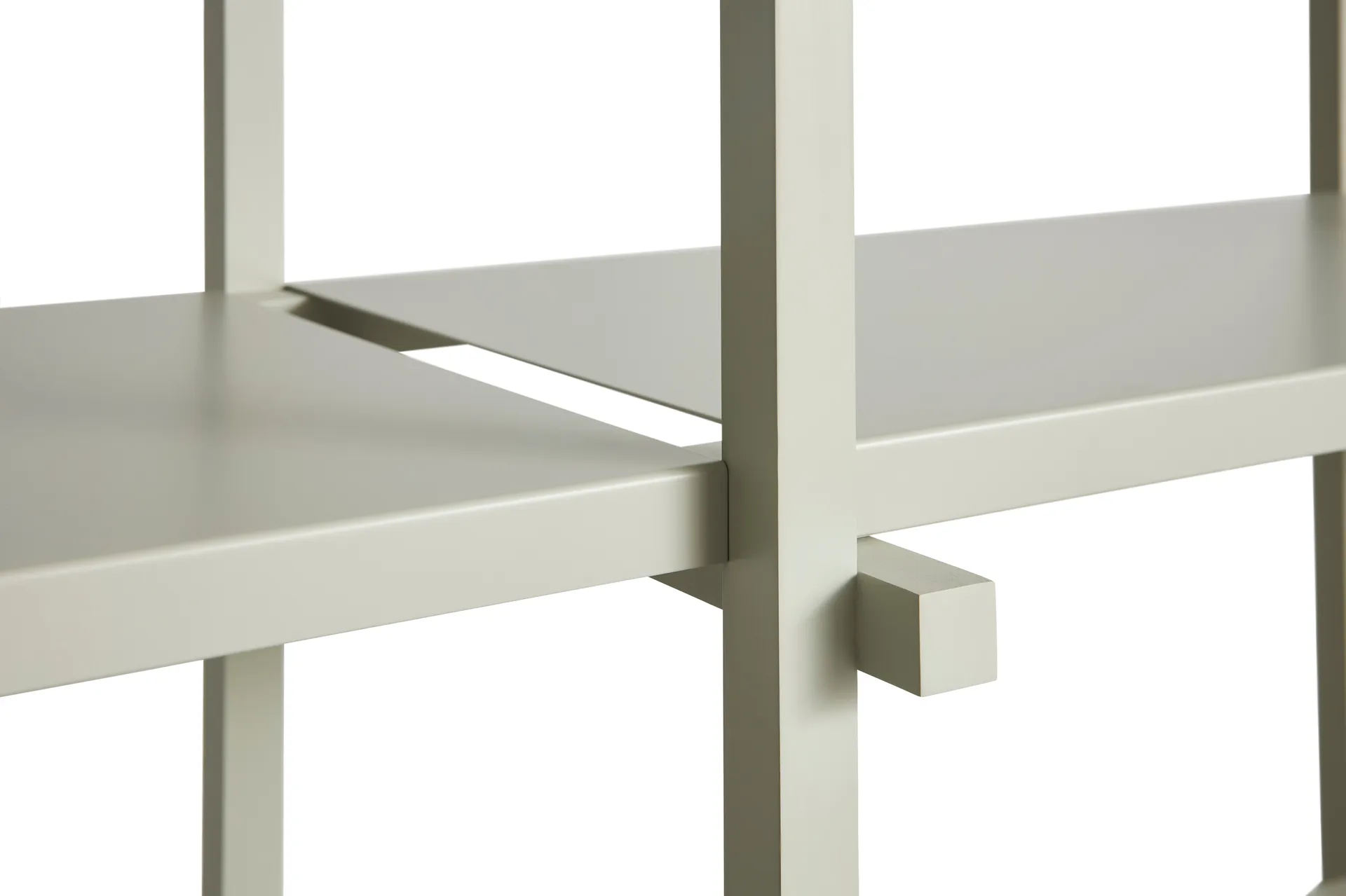Woody shelf, Beech-smokey grey, high HAY