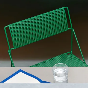 X-Line Indoor Outdoor chair - Leek green - HAY