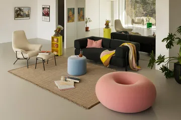 Boa pouf Ø114 cm - Cotton candy - Hem