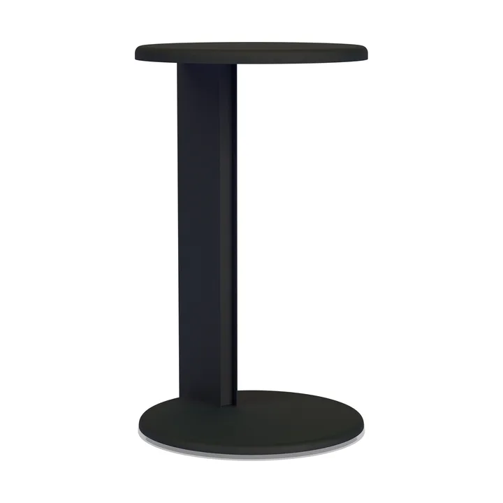 Lolly side table 56 cm - Black grey matte - Hem