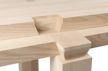 Max dining table with benches 250 cm - Ash - Hem