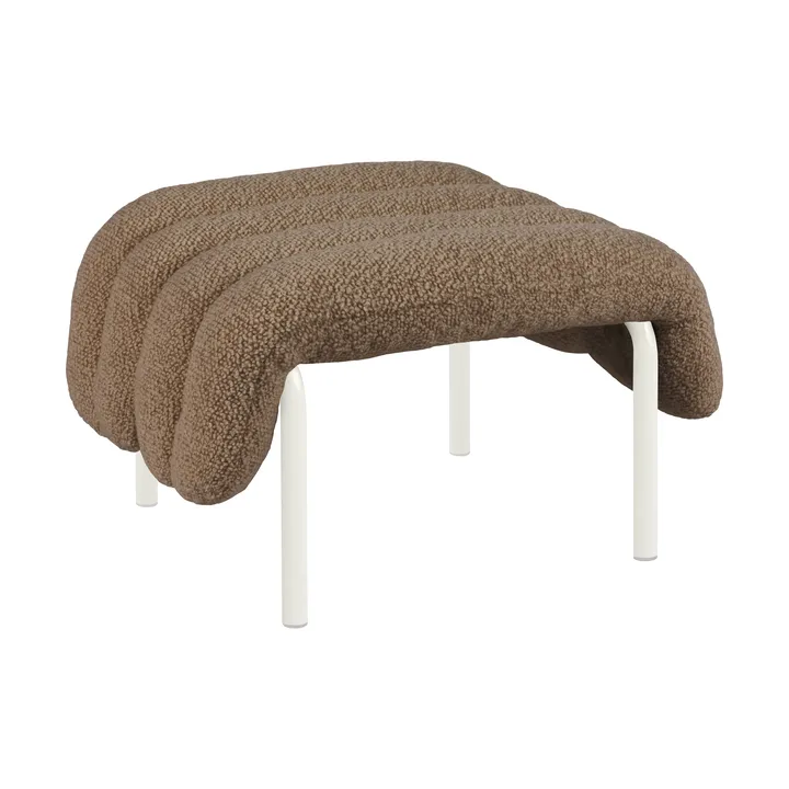 Puffy ottoman 58x67 cm - Sawdust-cream - Hem