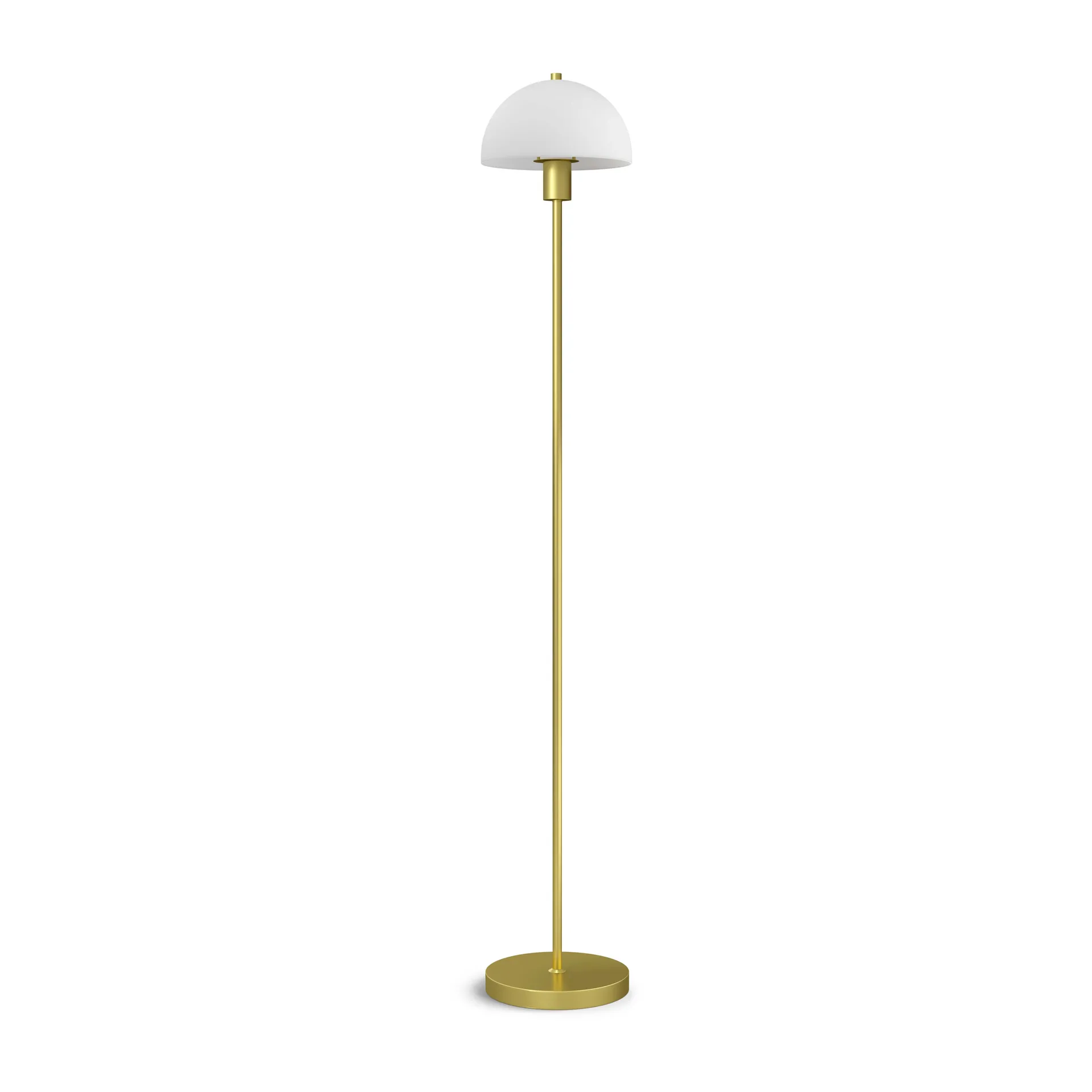 Vienda floor lamp, Bronze-Opal Glass Herstal