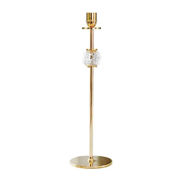 Alba candle sticks 40 cm - Solid brass and glass - Hilke Collection