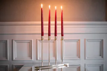 Alto candle sticks - Solid brass - Hilke Collection