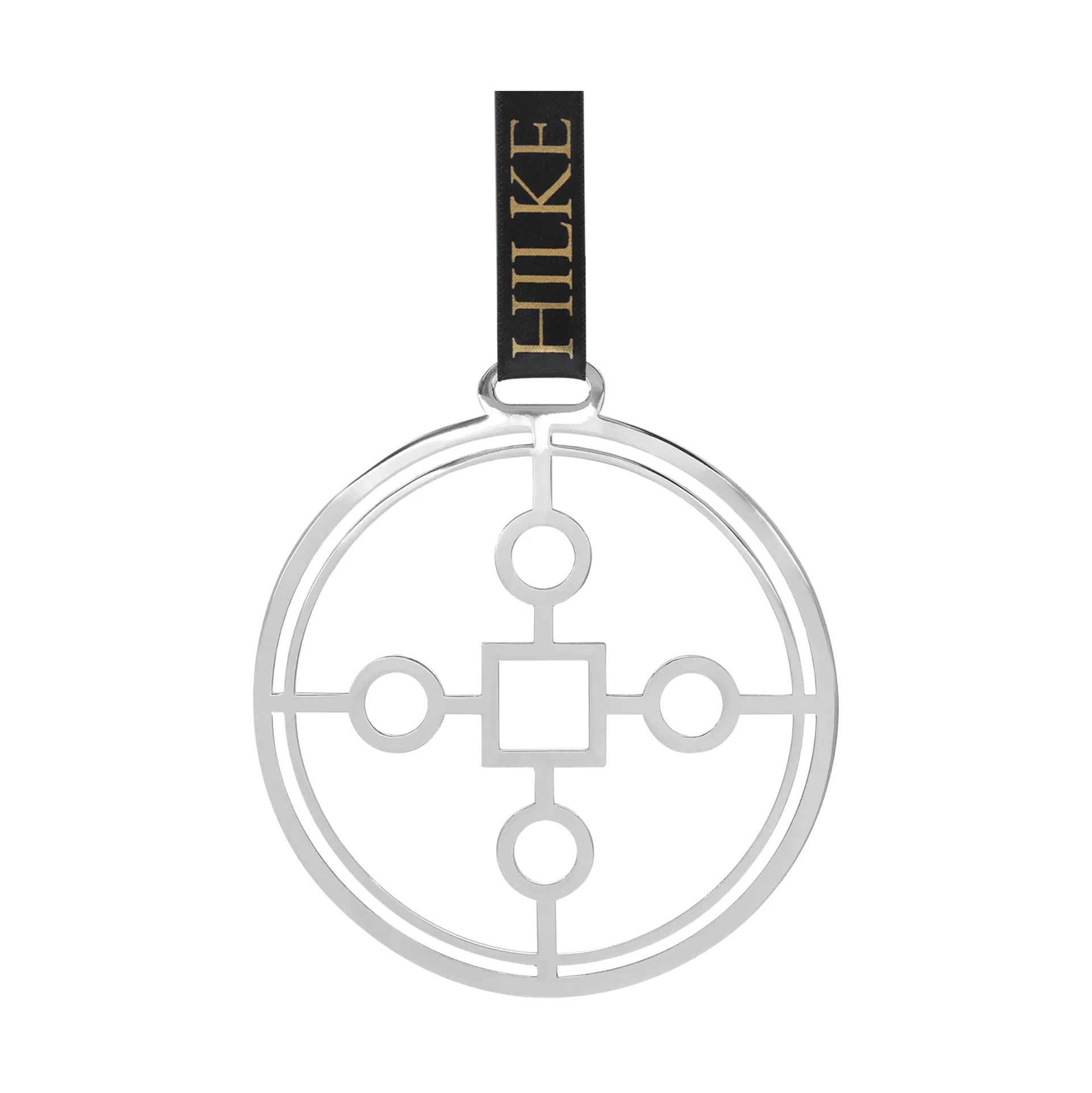 Anima Gemella 1 tree ornament, Nickel-plated brass Hilke Collection