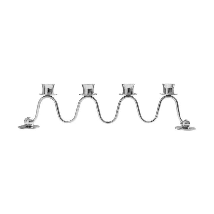 Lignano Sabbiadoro Advent candlestick - Nickel-plated brass - Hilke Collection