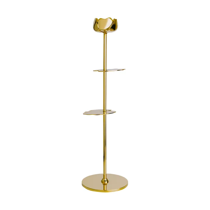 Ninfea Alta candlestick 40 cm - Brass - Hilke Collection