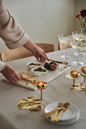 Ninfea No.2 candlestick - Brass - Hilke Collection