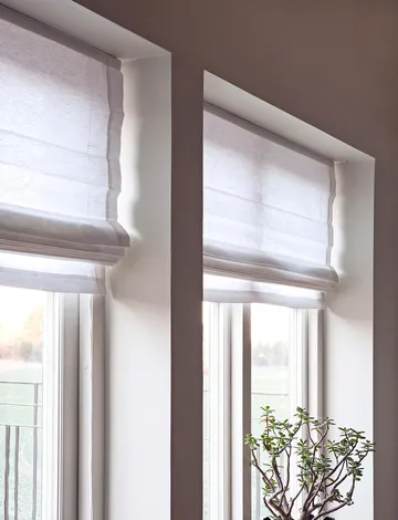Ebba Roman Blind Optical White - 60x180 cm - Himla