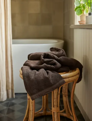 Lina towel chocolat - 70x140 cm - Himla