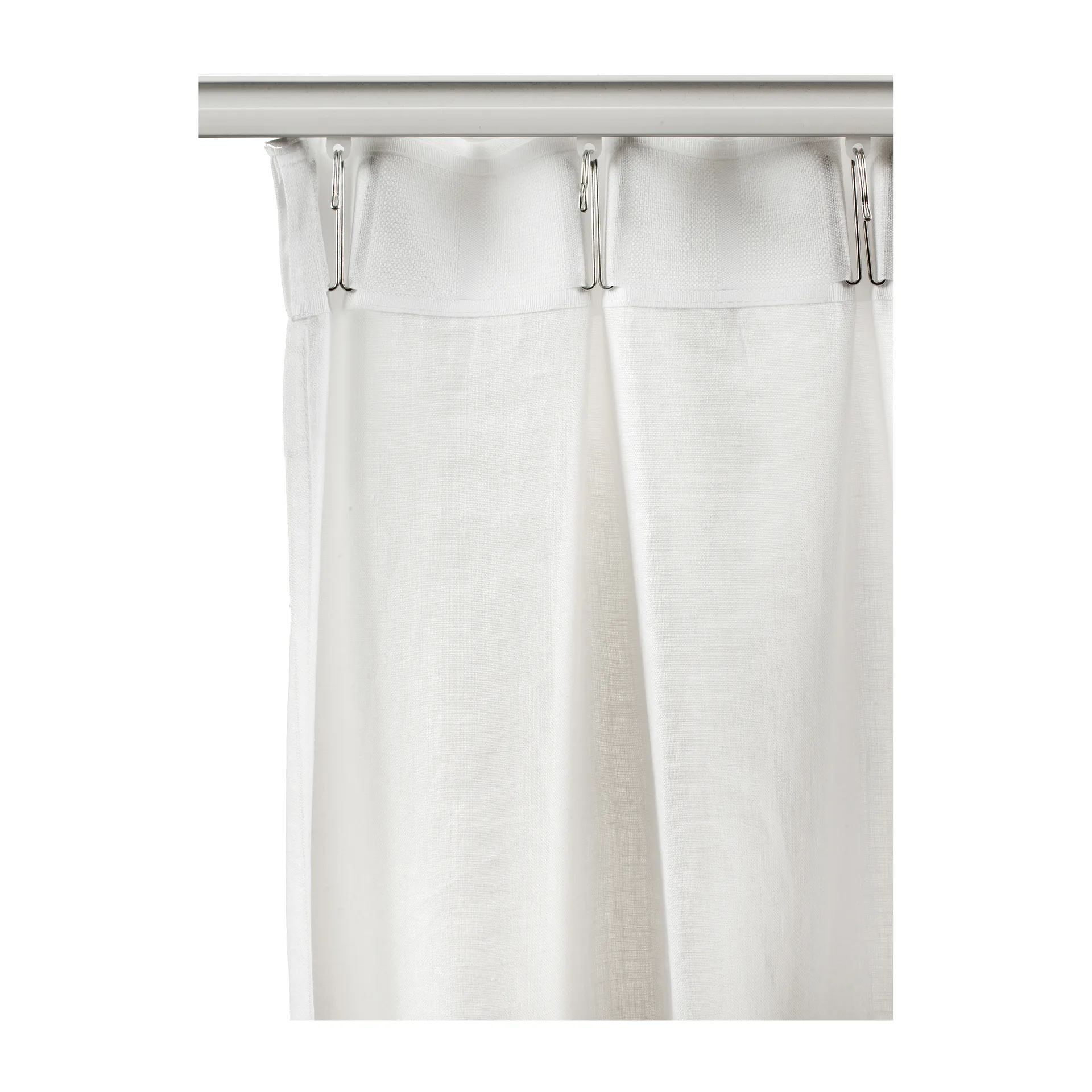 Sunshine curtain with folding band 140x250 cm, Ash (grey) Himla