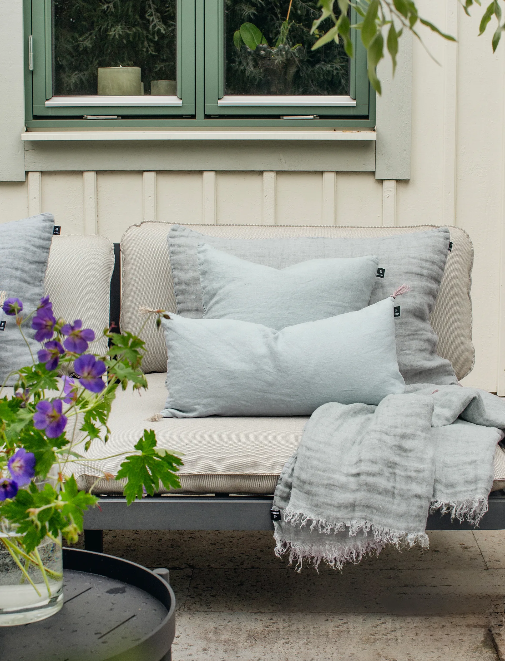 Sunshine cushion cover tassel 30x60 cm, Heavenly Himla
