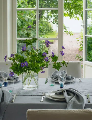 Sunshine table runner - Heavenly, 50x140 cm - Himla