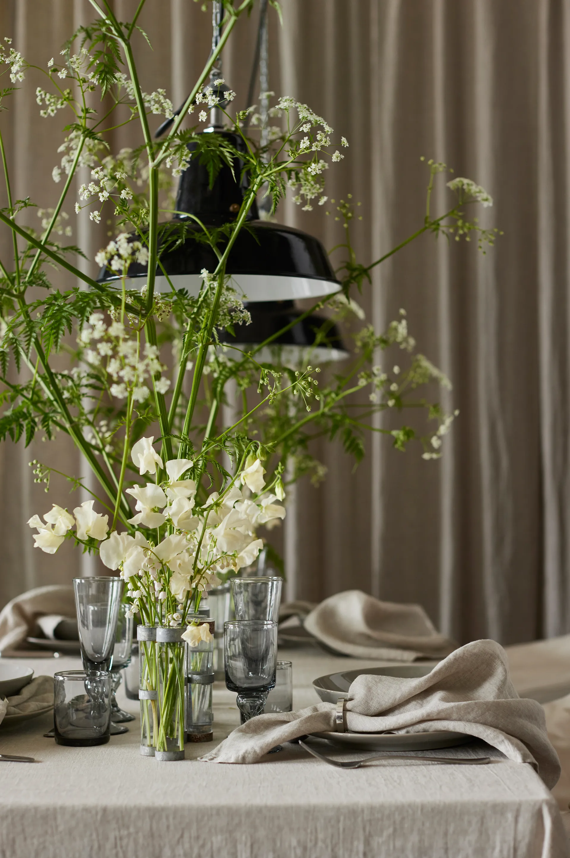 Sunshine tablecloth 140x250 cm, Oatmeal (Natural) Himla