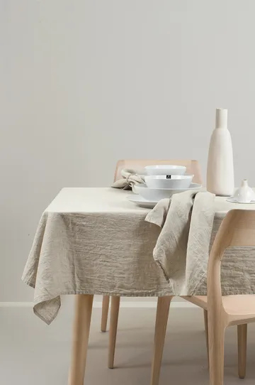 Sunshine tablecloth 140x330 cm - Oatmeal (Natural) - Himla