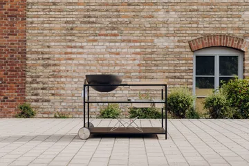 FIRE KITCHEN wheels for outdoor kitchen - Black, 2-pack - Höfats