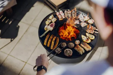 MOON 45 Plancha griddle - Black - Höfats