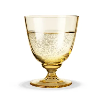 Flow glass on base 35 cl - Amber - Holmegaard