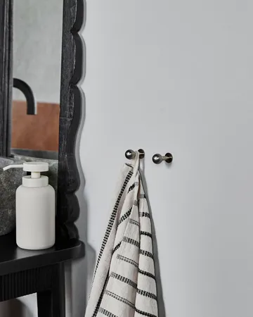 Ball hook 2-pack - Silver finish, Ø4x2 cm - House Doctor
