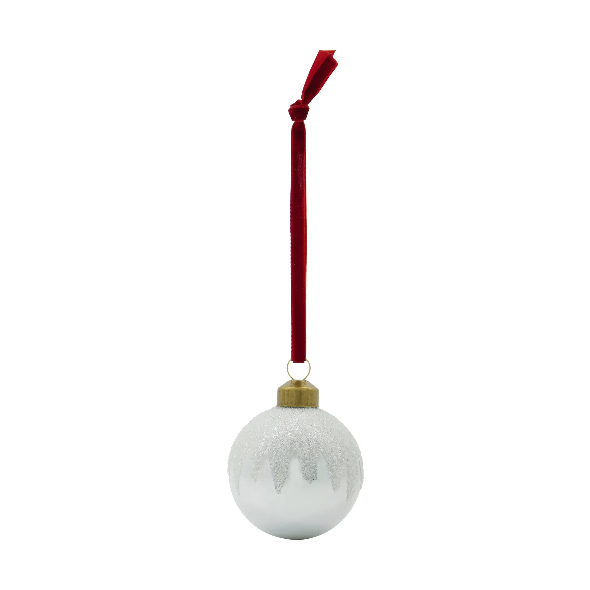 Bano Christmas bauble 4-pack, Silver House Doctor