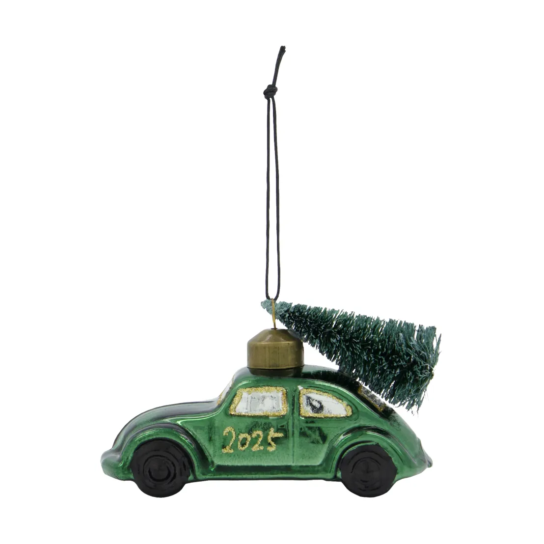 Car Christmas ornament, Green-gold House Doctor