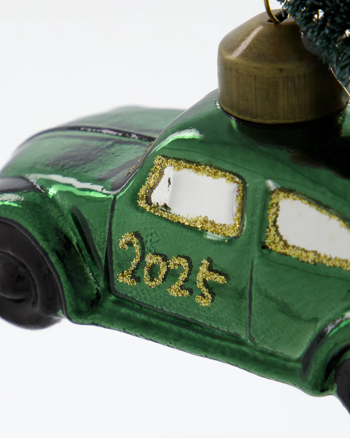 Car Christmas ornament, Green-gold House Doctor
