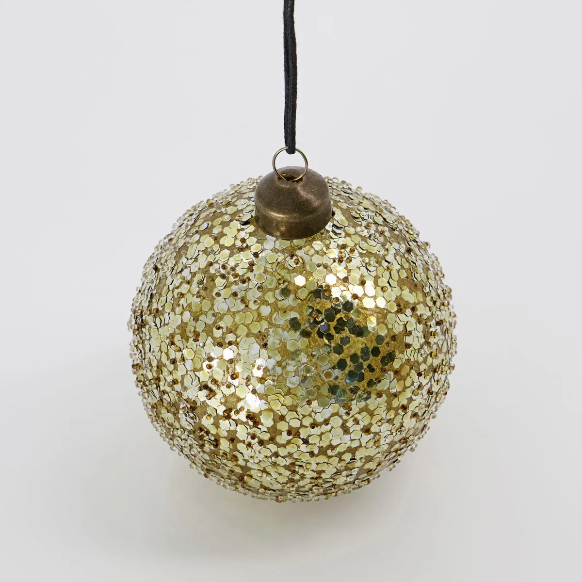 Chosen Christmas bauble Ø8 cm 4-pack, Gold House Doctor