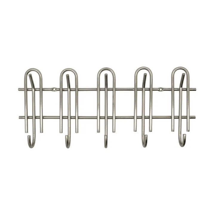 Cleo coat rack - Silver finish, 50x5.5x22 cm - House Doctor