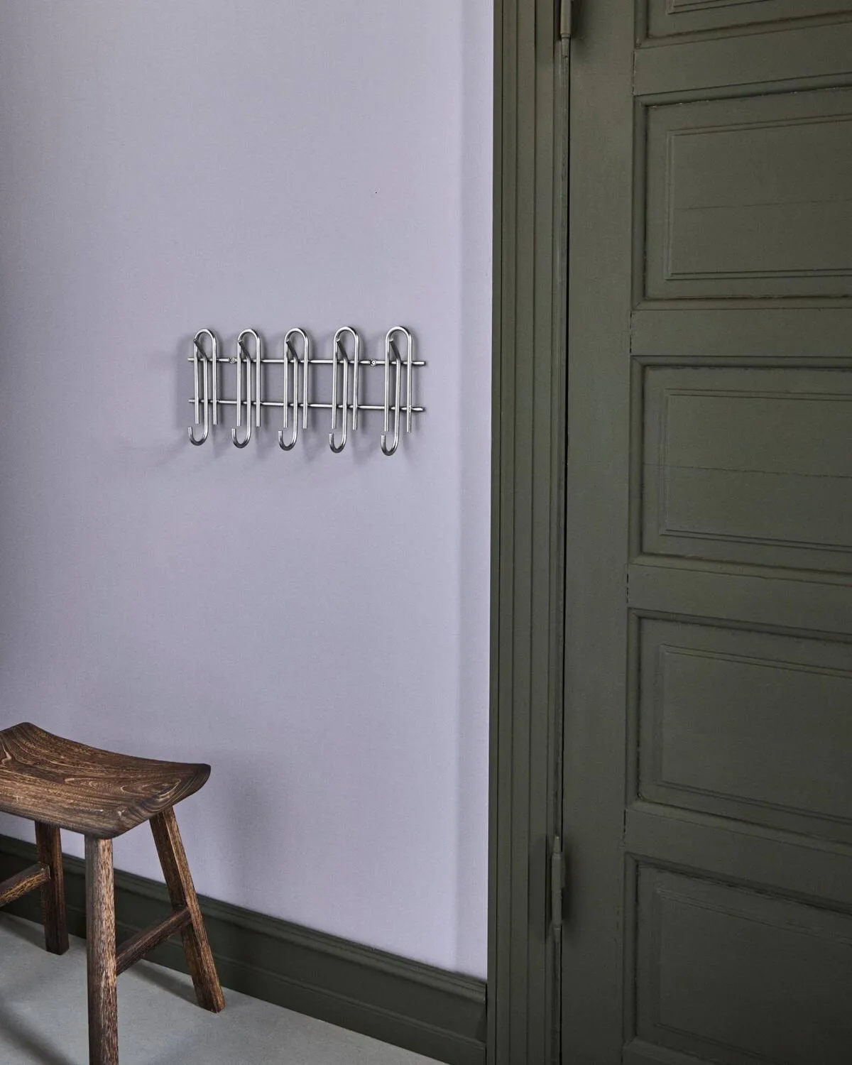 Cleo coat rack, Silver finish, 50x5.5x22 cm House Doctor