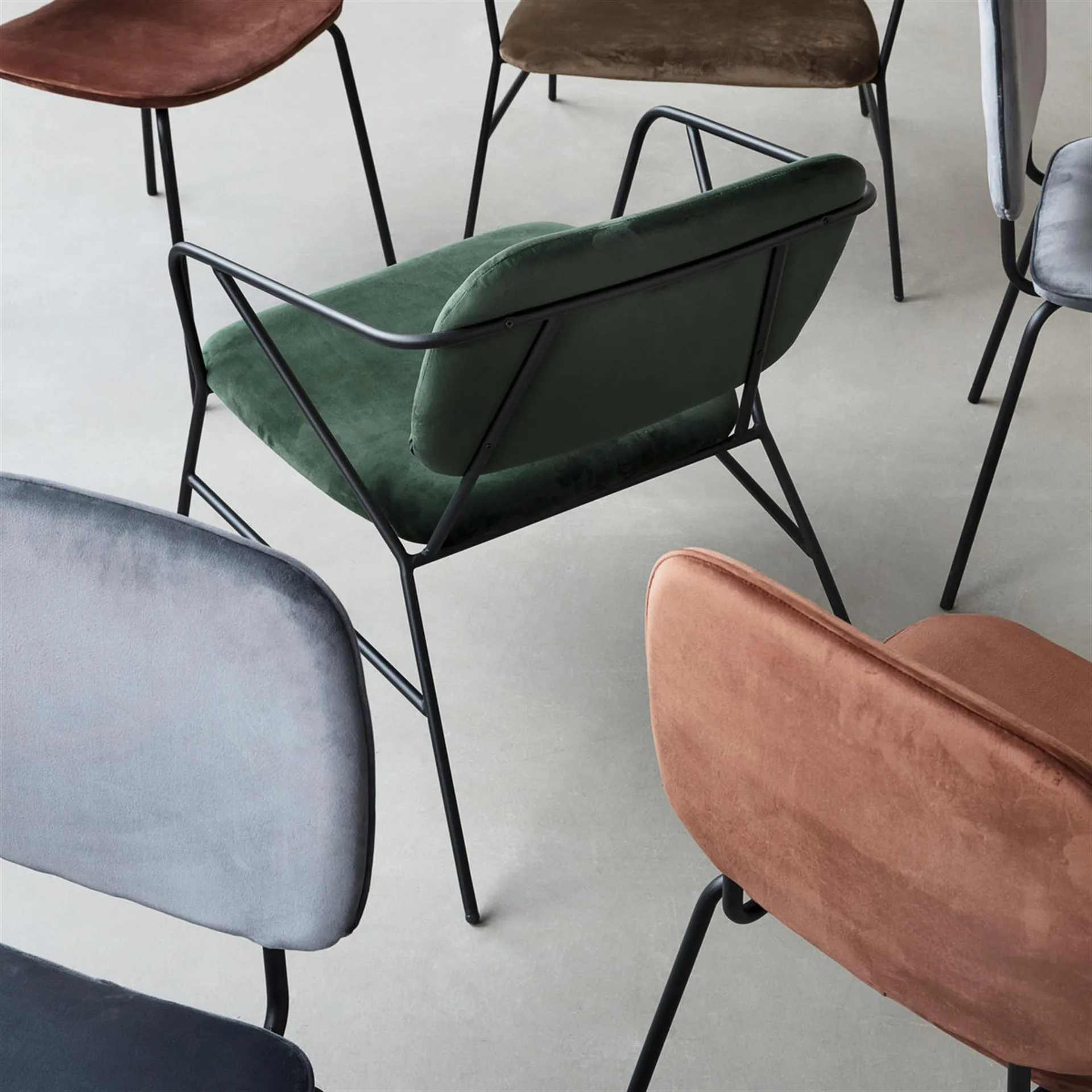 Comma Chair 2 Pack Grey,  House Doctor