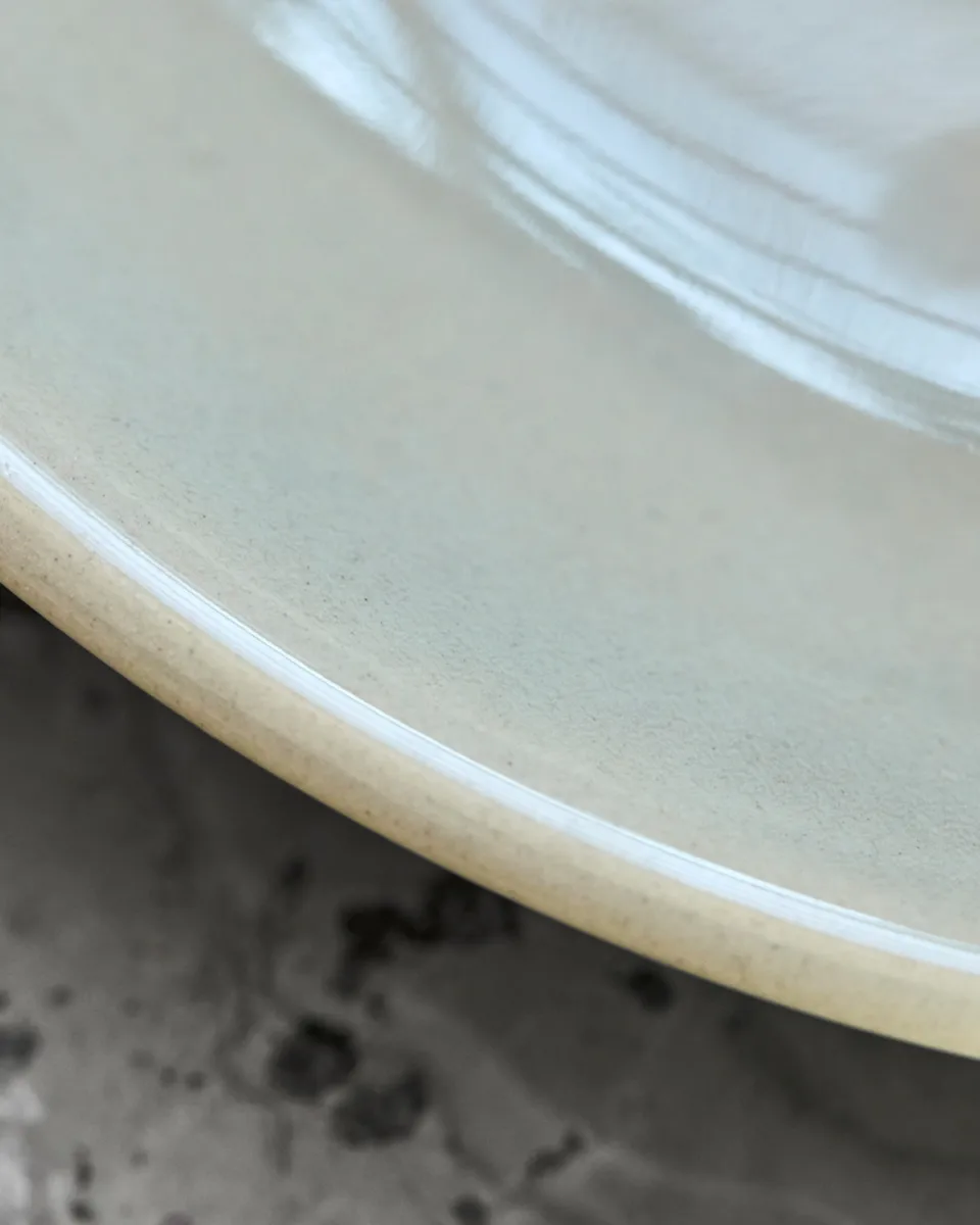 Diva plate Ø22.5 cm, Light blue House Doctor