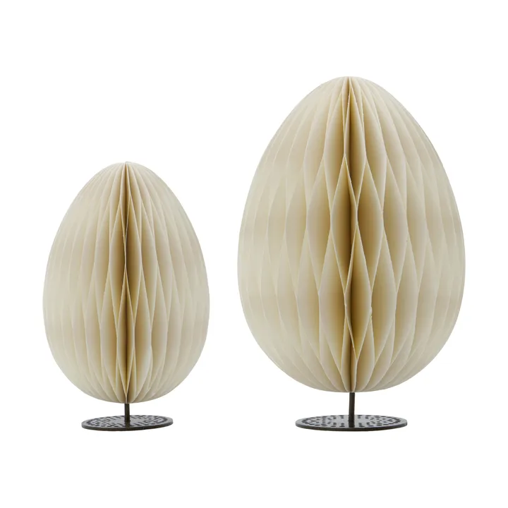 Eggs Easter hanging/decoration object 2 pieces - Off-white - House Doctor