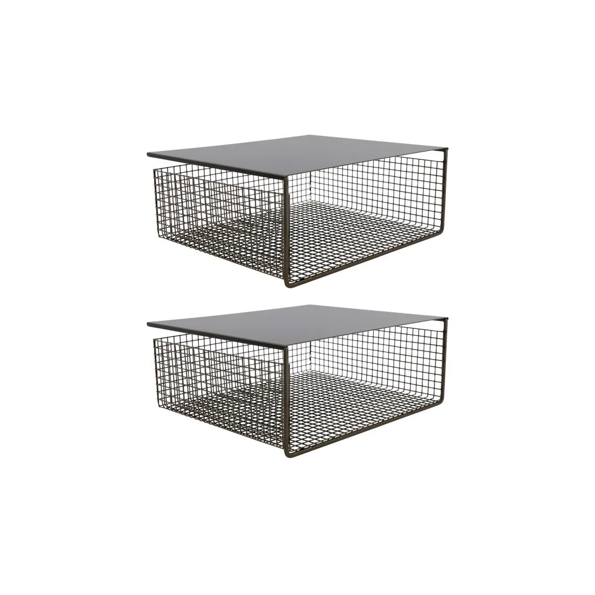 Fari metal basket 30x35 cm 2-pack, Black House Doctor