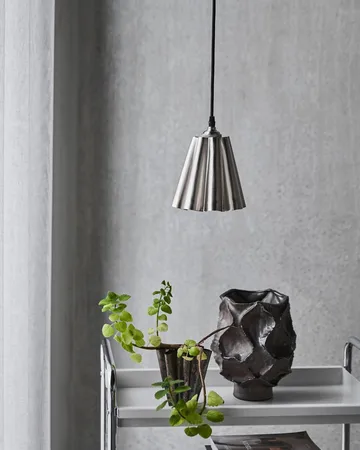 Flola lampshade - Brushed silver colour, Ø16x16 cm - House Doctor