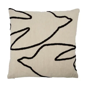 Fly cushion cover 50x50 cm - Black-off white - House Doctor