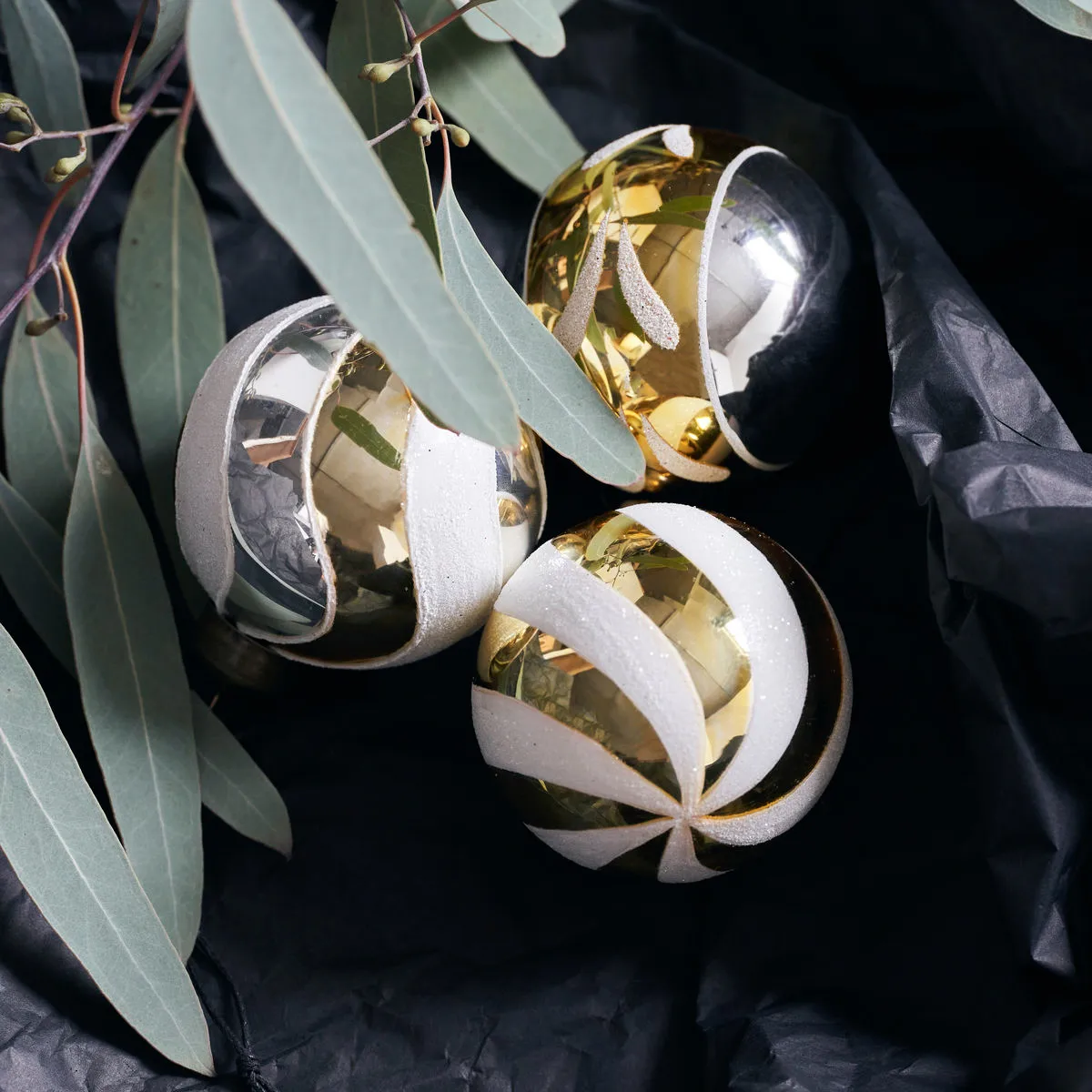 Glowi Christmas tree bauble Ø6 cm 6-pack, Gold House Doctor