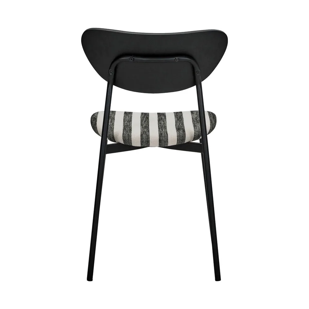 Must chair with seat 2-pack, Black and white House Doctor