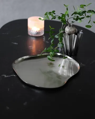Osea tray 35x41 cm - Silver finish - House Doctor