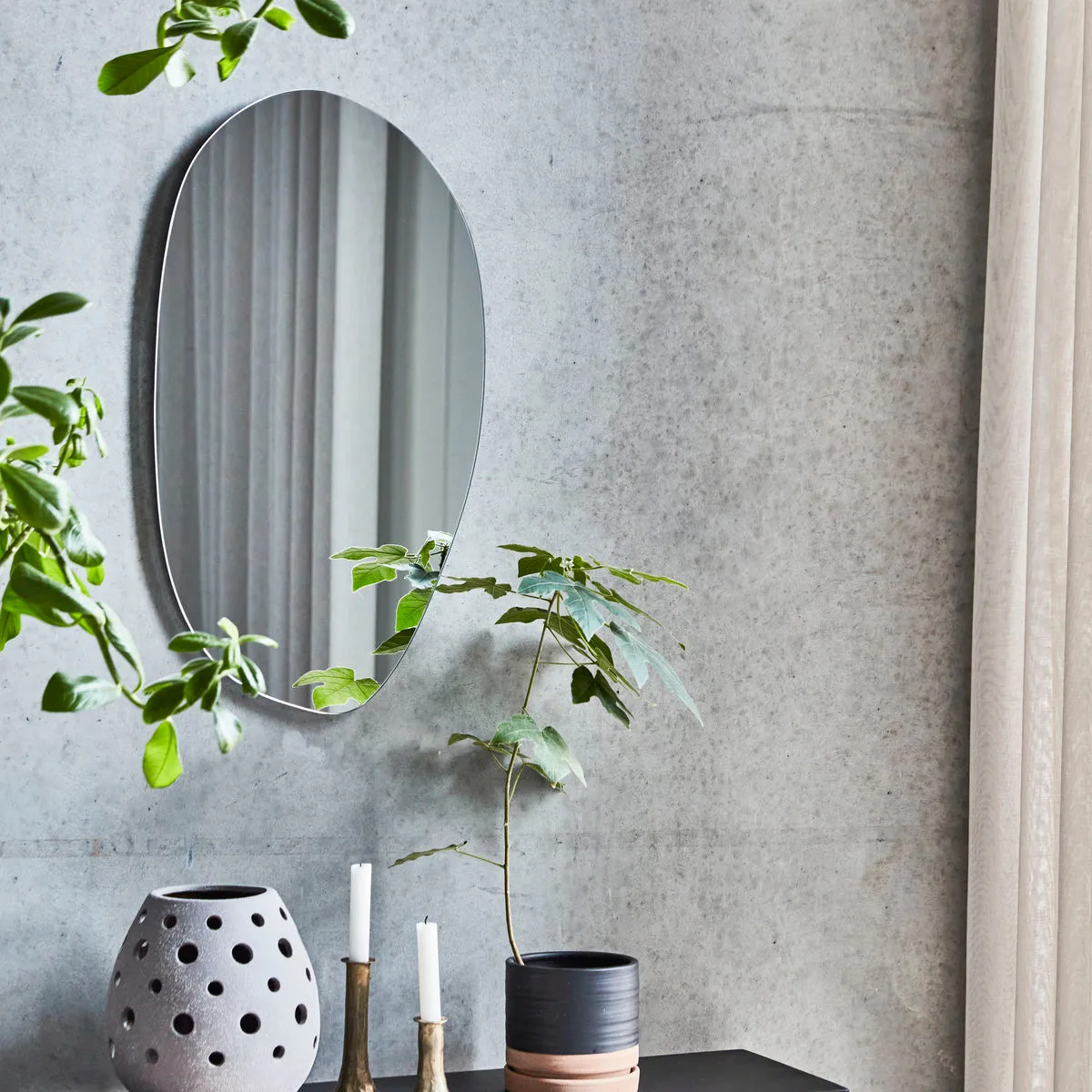 Peme mirror 39.7x70 cm, Clear House Doctor