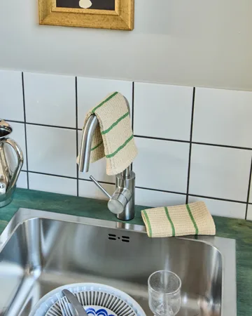 Rena dishcloth - Sand-green, 30x30 cm, 2-pack - House Doctor