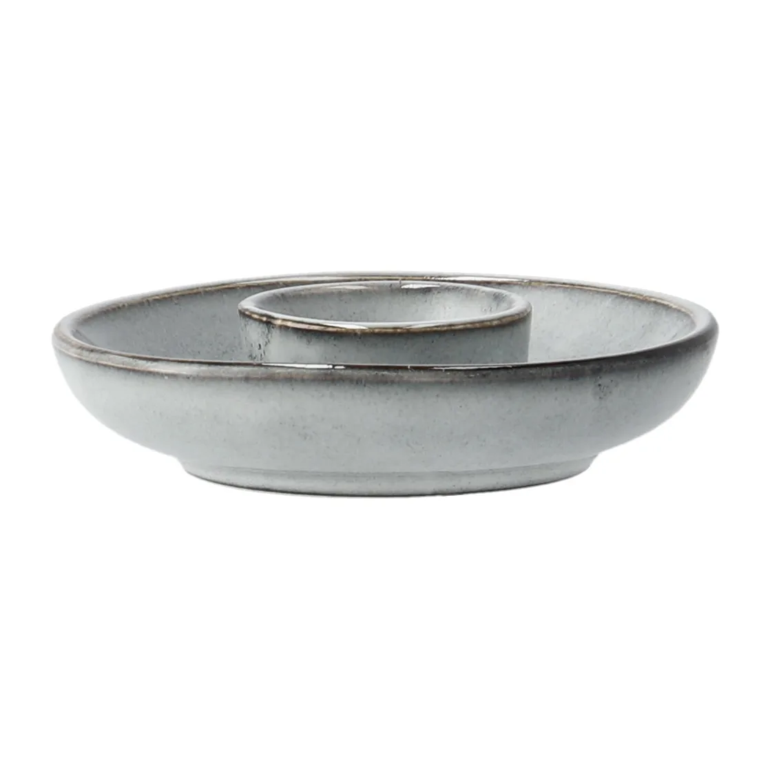 Rustic egg cup Ø10 cm, Grey-blue House Doctor